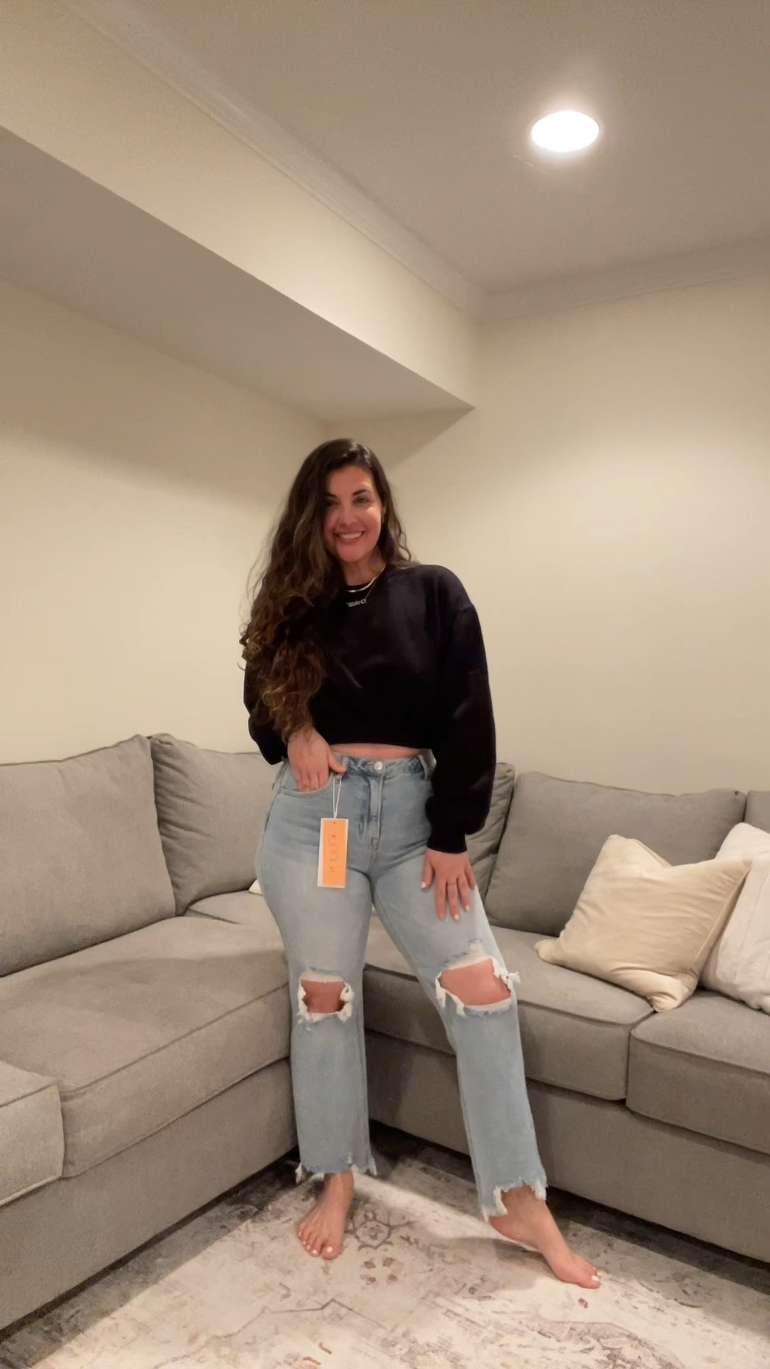 Got my fave jeans in light denim for spring! Obsessed! Sized one down in these cause the stretch is soooo good!

#LTKstyletip