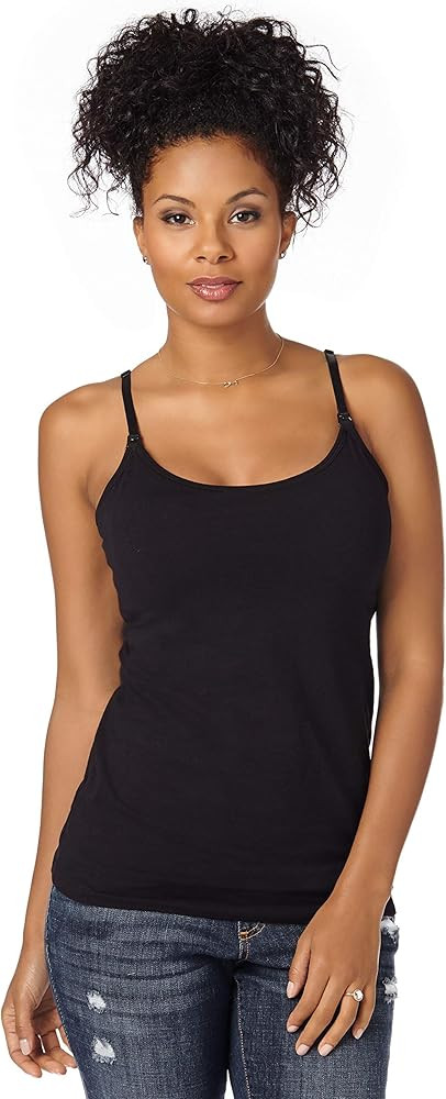 Motherhood Maternity Womens Clip Down Nursing Tank Top Cami | Amazon (US)