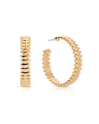 Large Metal Moderna Hoops | Boston Proper