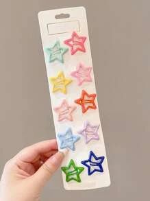 20pcs Women Star Design Snap Clip For Daily Life | SHEIN