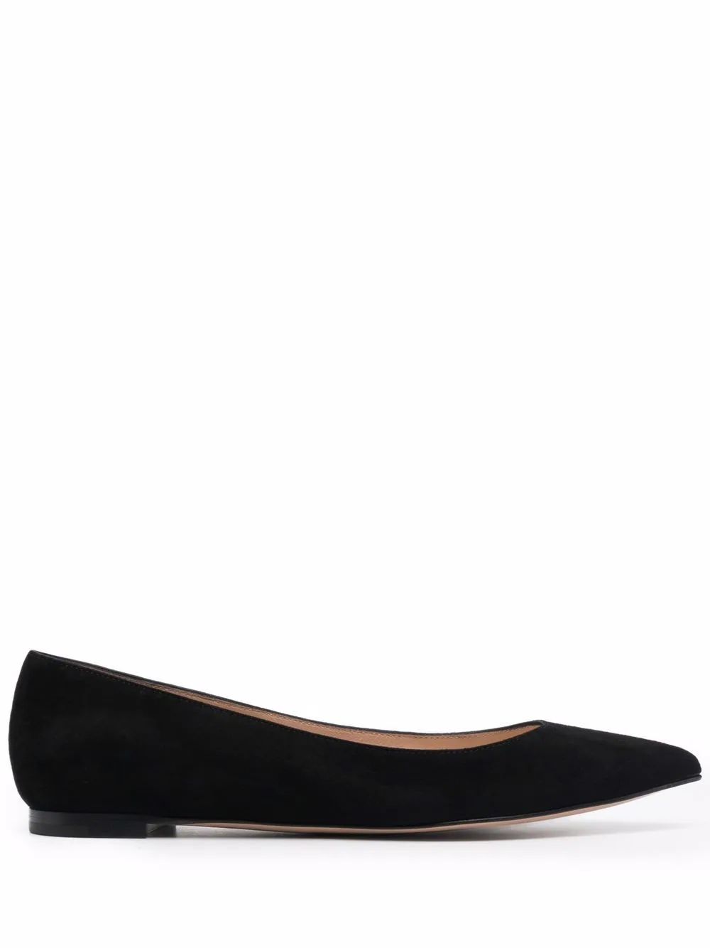 Gianvito suede ballerina shoes | Farfetch Global