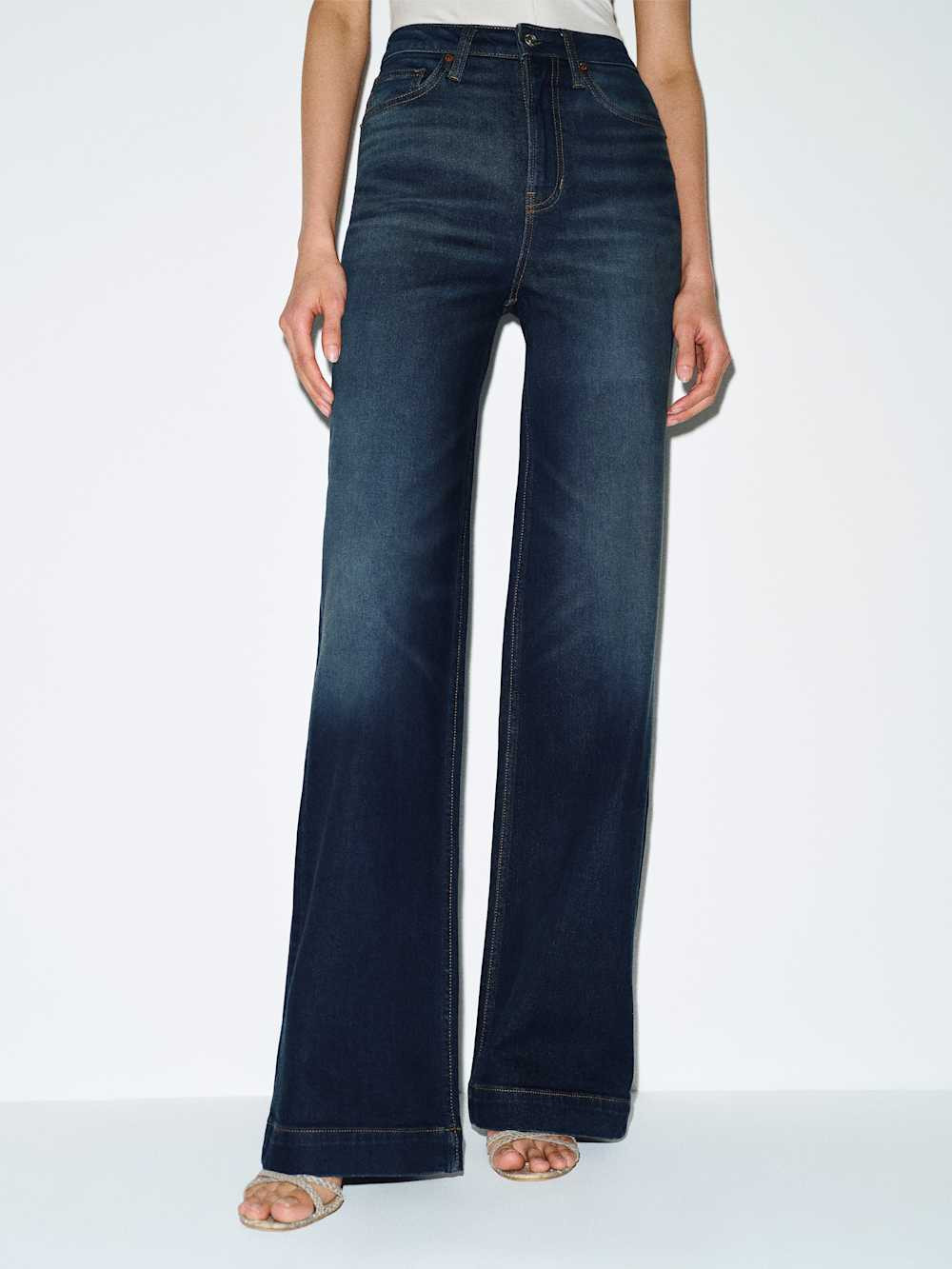 Bex Super Stretch High Rise Wide Leg Jeans | Reformation (Global)