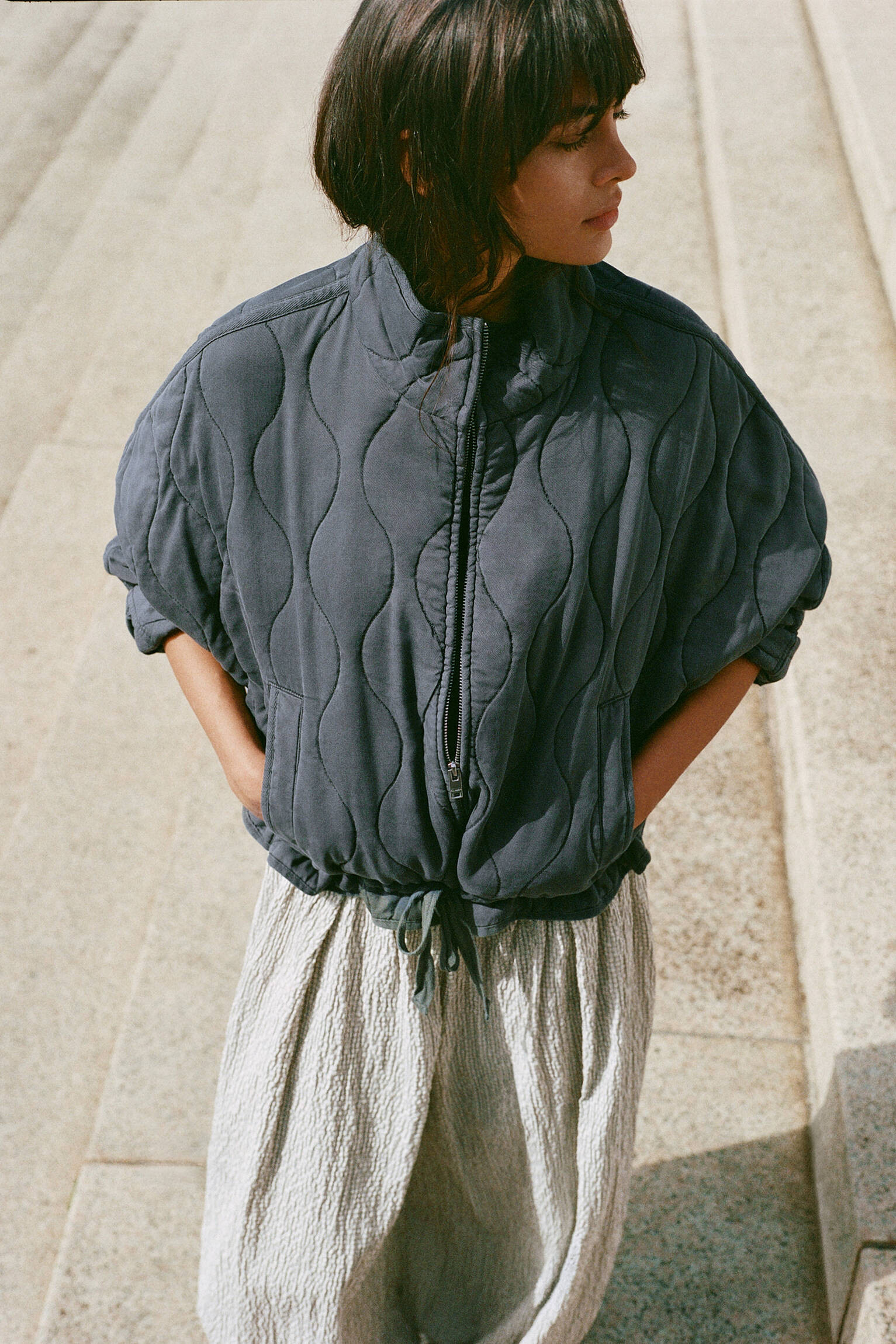 Leichte Steppjacke mit Stehkragen - Pull&Bear Deutschland | PULL and BEAR DE