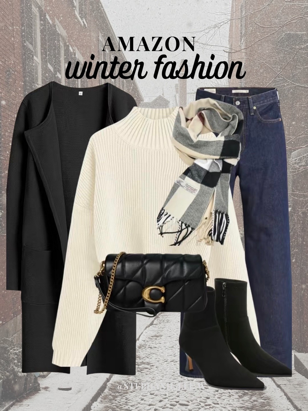 The realistic winter OOTD I actually wear on repeat: sweater, jeans, boots, scarf, long coat.

#outfitinspo #winteroutfit #winteroutfits #winteroutfitideas #winterfashion

#LTKSaleAlert #LTKootd #LTKHoliday