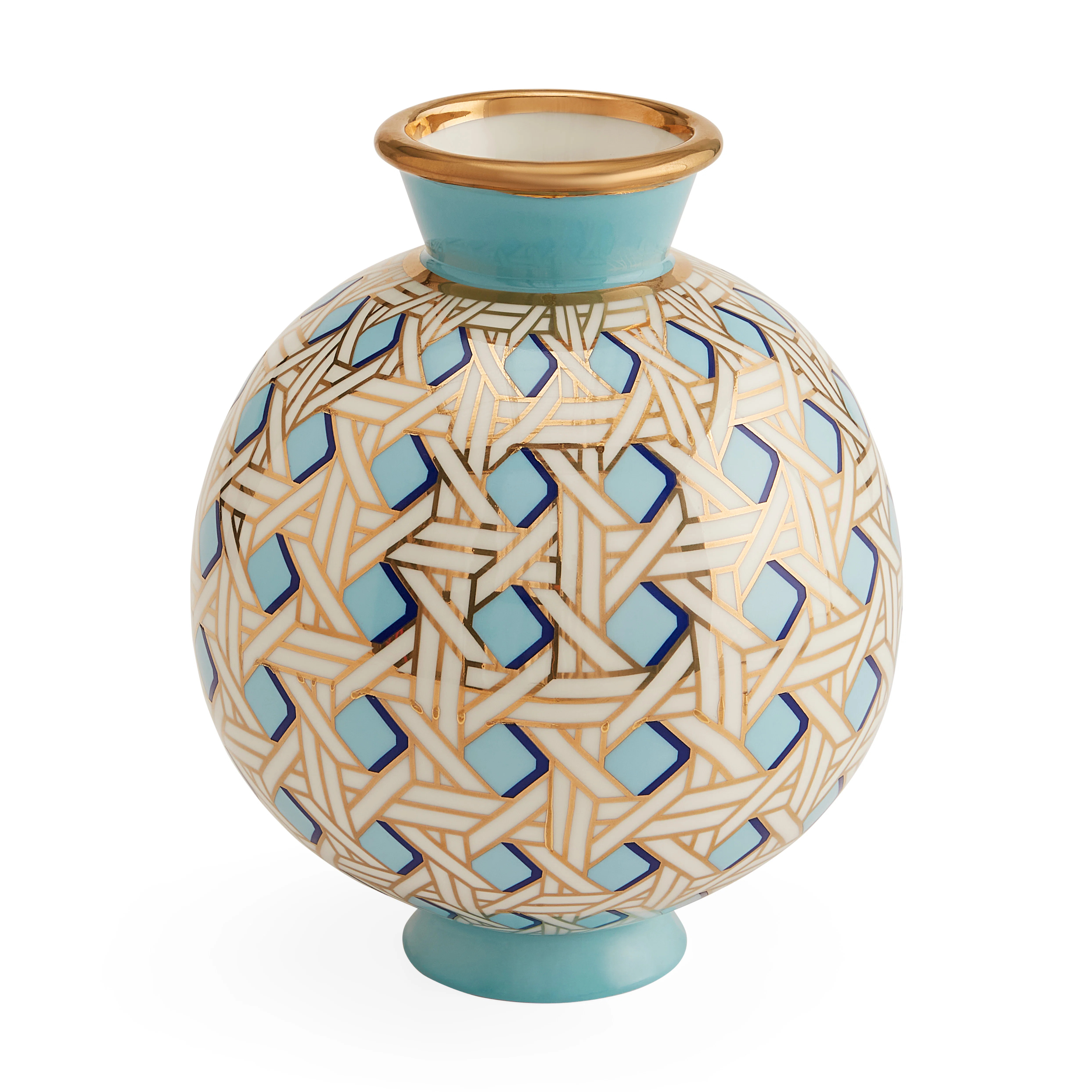 Basketweave Round Vase | Wayfair North America