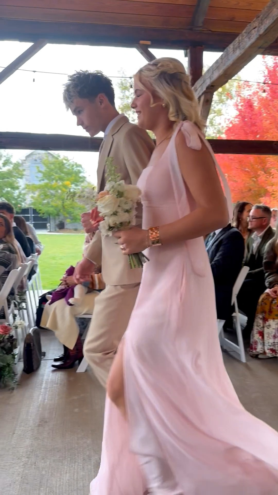 Bridesmaid dresses 

Reese’s dress details 

• Square neckline with removable shoulder ties to style to your liking (bow, knot, long drape, etc.)
• Fully lined, floor length skirt with front slit
• Invisible back zipper
• Has pockets
• 100% polyester
• Dry clean only



Perri’s dress details 
Convertible dress
• Draped sleeves can be worn three different ways: cold shoulder, spaghetti strap, or sleeve V-neck
• Floor-length skirt + hidden side pockets
• Center back zipper with hook & eye closure
• 100% polyester chiffon shell and lining
• Dry clean only

#LTKWedding