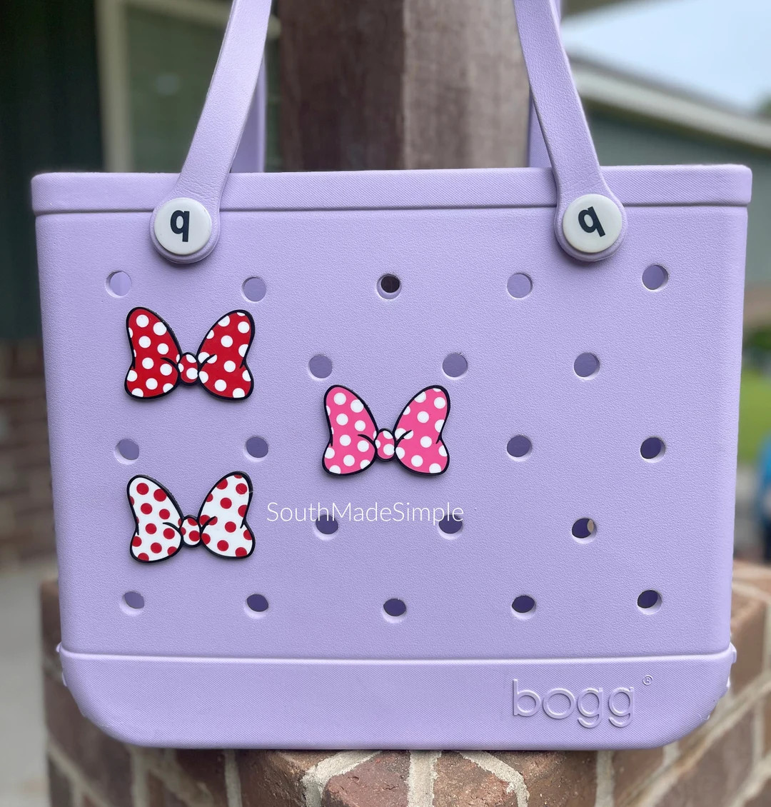 Minnie Bow Bogg Bag Charms, Bogg Bag Buttons, Bogg Bag Accessories, Bogg Bag Jibitz, Custom Bogg ... | Etsy (US)
