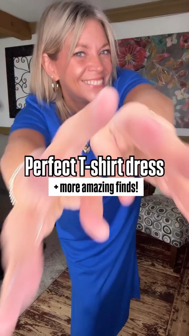 the perfect throw on & go t-shirt dress 👗 I’m wearing size large and it’s a perfect fit. I also linked up some really cute spring & summer affordable dress 👗 options that flatter the curves. (Size large in all pieces). #amazonfashion #midsizefashion #springdresses #summerdresses

#LTKSaleAlert #LTKMidsize #LTKOver40