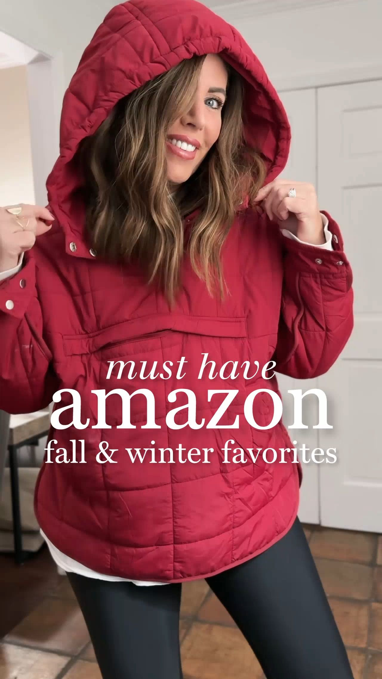 Amazon must have fall and winter favorites
Up to 50% off!
I sized up to an extra large in all of the hooded pullover puffers, a large and all of the puffer, vests and sweaters
I got my true size medium in the leggings & joggers and two piece sets
I’m wearing my true size medium in the beige coat
I sized up to a large in the black coat
Shoes are true to size


@amazon #ad #founditonamazon
 #AmazonPartner #WinterFavorites2025

 

 

#LTKGiftGuide #LTKCyberWeek #LTKSaleAlert