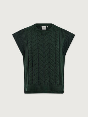 Pixie Relaxed Cable Tank | Varley US, Parchment / M | Varley US