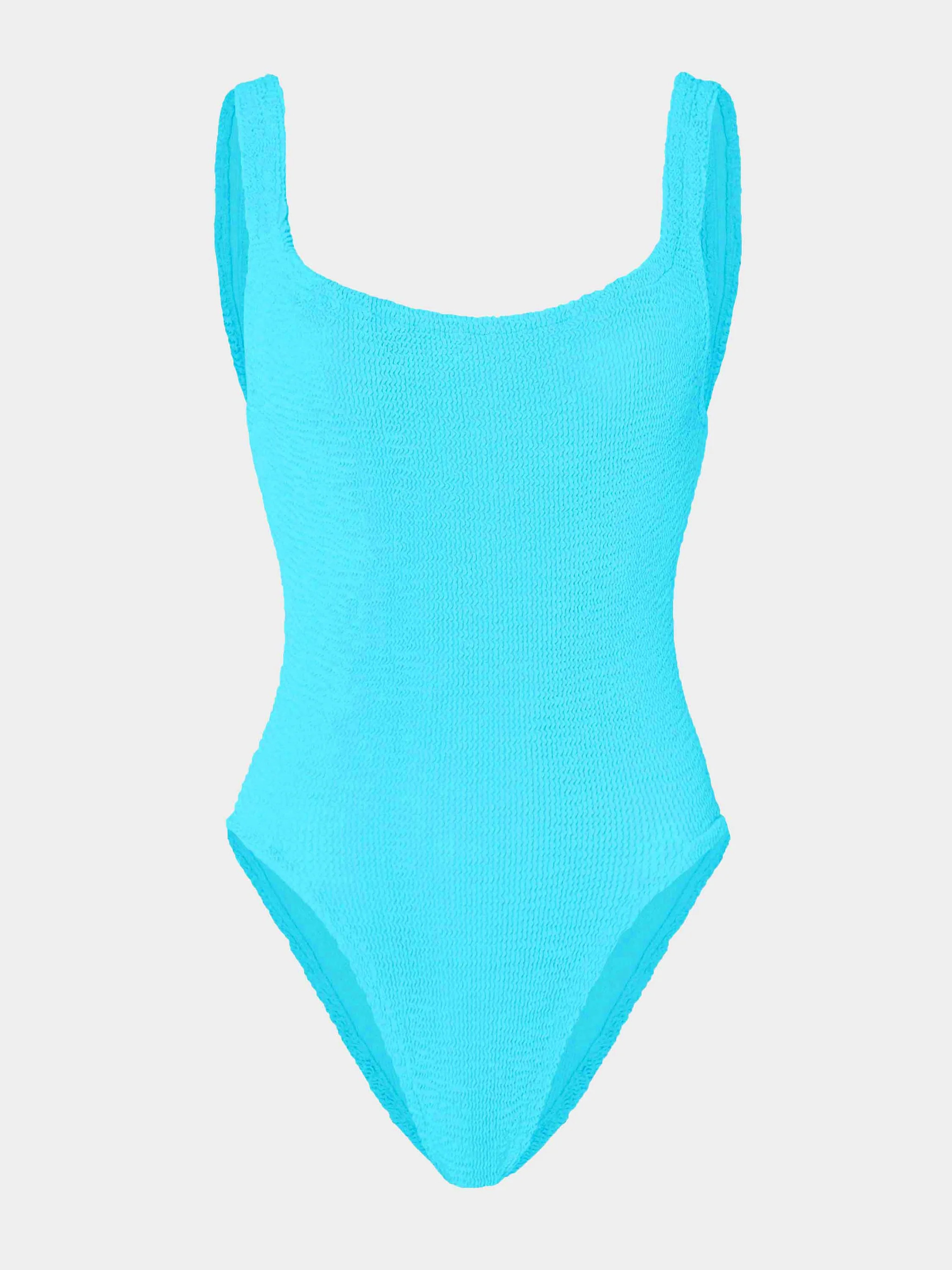 Square Neck Swim - Aqua | HUNZA G