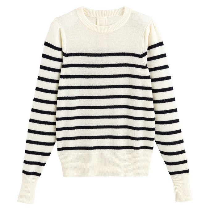 Pull marinière, laine mélangée | La Redoute (FR)