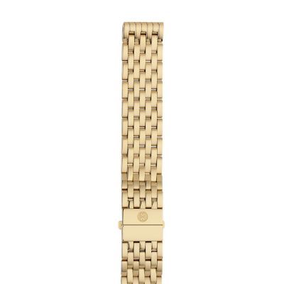 18mm Deco 7- Link Gold Bracelet | Michele Watches