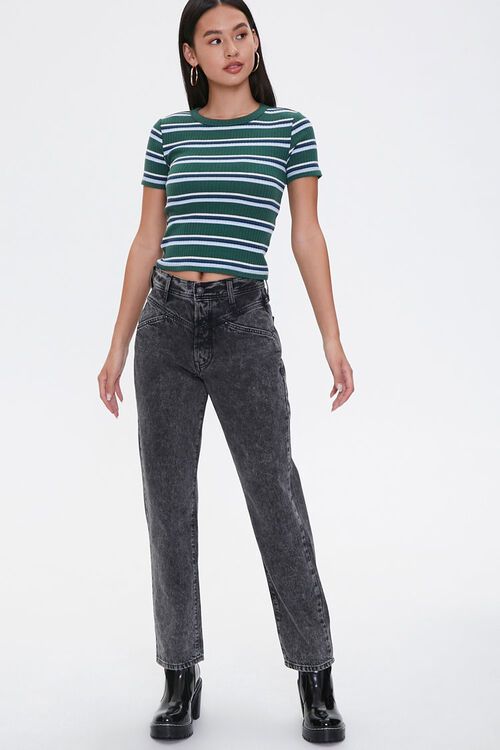 Acid Wash Straight-Leg Jeans | Forever 21 (US)