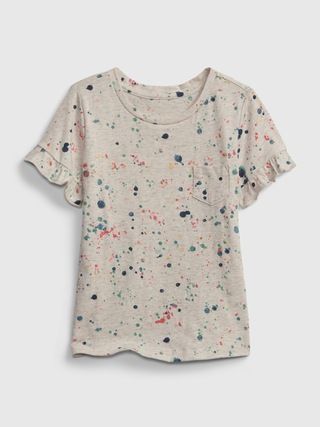 Toddler 100% Organic Cotton Ruffle T-Shirt | Gap (US)