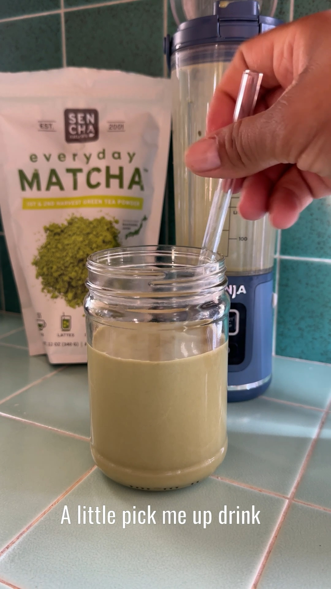 A protein matcha latte for an afternoon pick me up 🫶🏽🍵🥛

#LTKHome #LTKActive #LTKOver40
