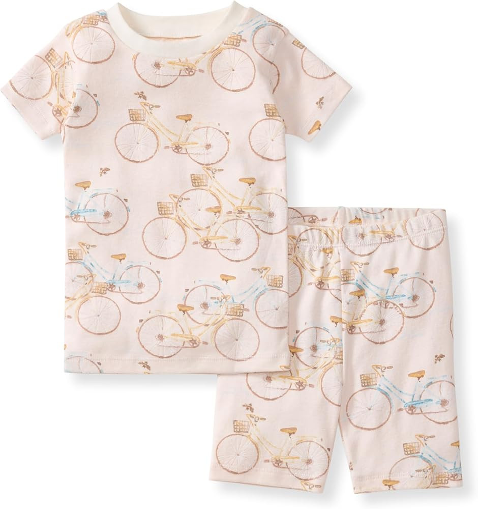 Burt's Bees Baby baby-girls Pajamas, Short Sleeve Tee and Shorts 2-piece Pj Set, 100% Organic Cot... | Amazon (US)