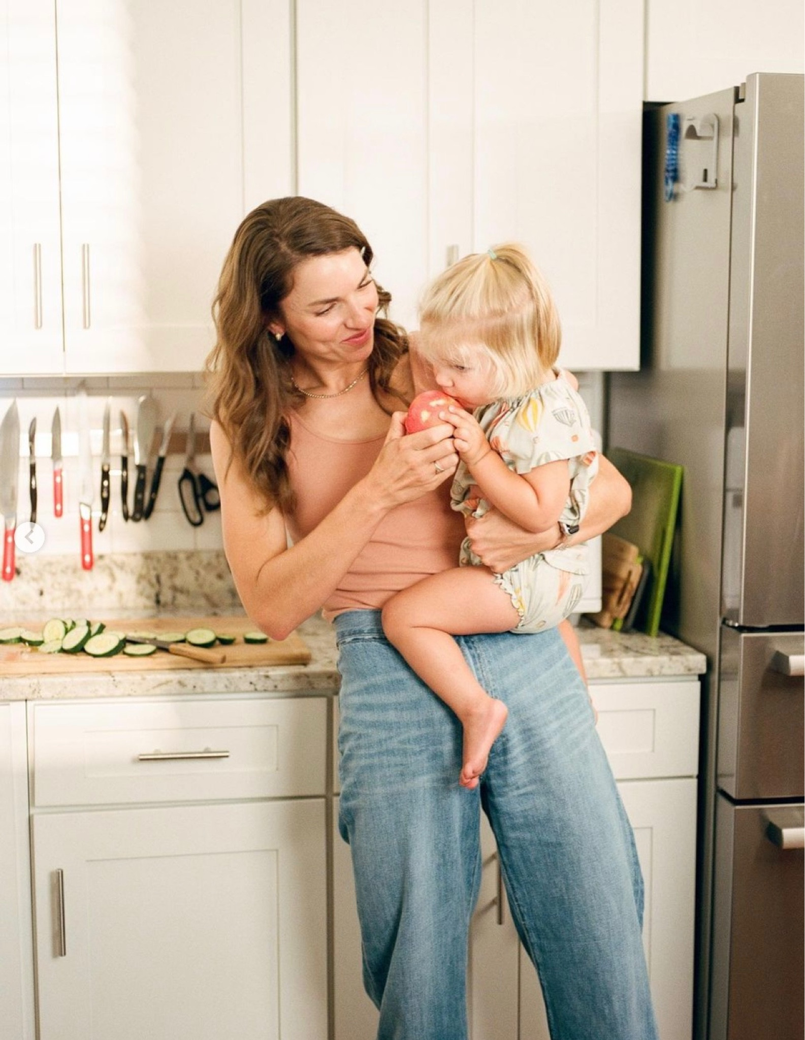 Jeans are so comfortable and fit TTS. Both pieces are from ABLE (ABLE code is NAPTIME15) 

#LTKsalealert #LTKstyletip