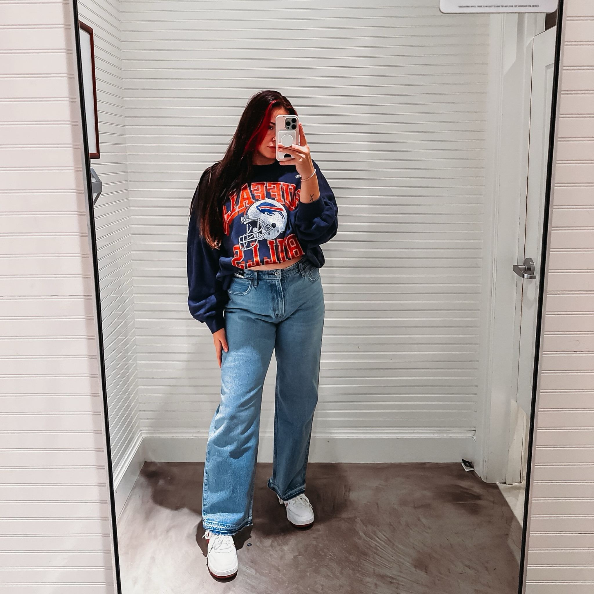 Game day fit 🏈💙❤️

@abercrombie makes dressing for game day so cute & easy with their cozy NFL crewnecks & of course, their wide variety of jeans. The only brand of jeans I wear, I’m completely obsessed. 

Who is your NFL team? Comment below! 👇🏼 



#abercrombiepartner #style #fitcheck #midsize #midsizestyle #midsizefashion #gameday #football #nfl #gobills #billsmafia #buffalobills #eaglesnation #fallfashion #falloutfit #footballgames #jeans #momjeans #motherhood #momstyle

#LTKHoliday #LTKCyberWeek #LTKMidsize