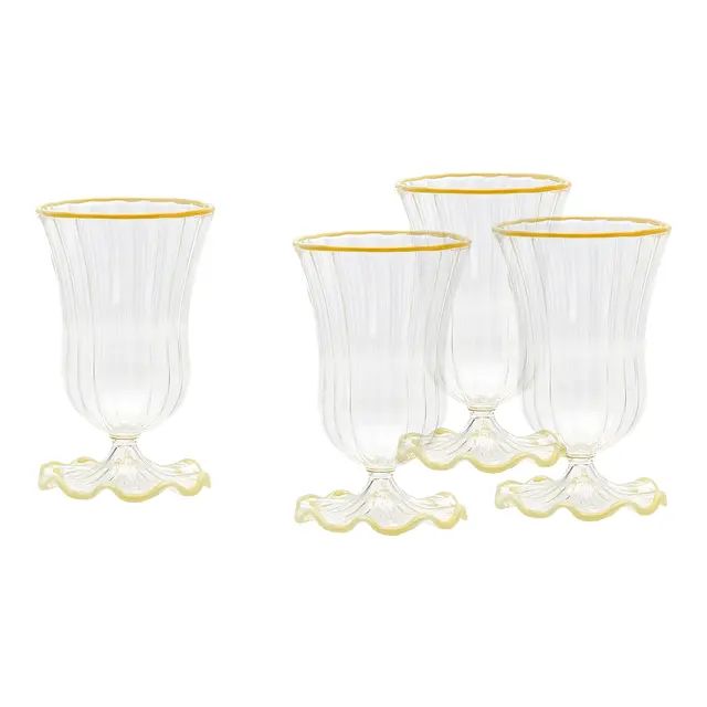 Moda Domus x Chairish Exclusive Wine Glasses - Set of 4 | Chairish