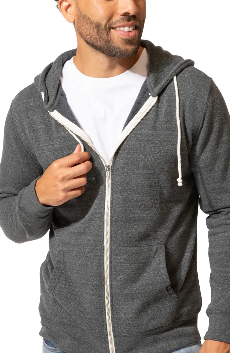 Threads for Thought Trim Fit Heathered Hoodie | Nordstrom