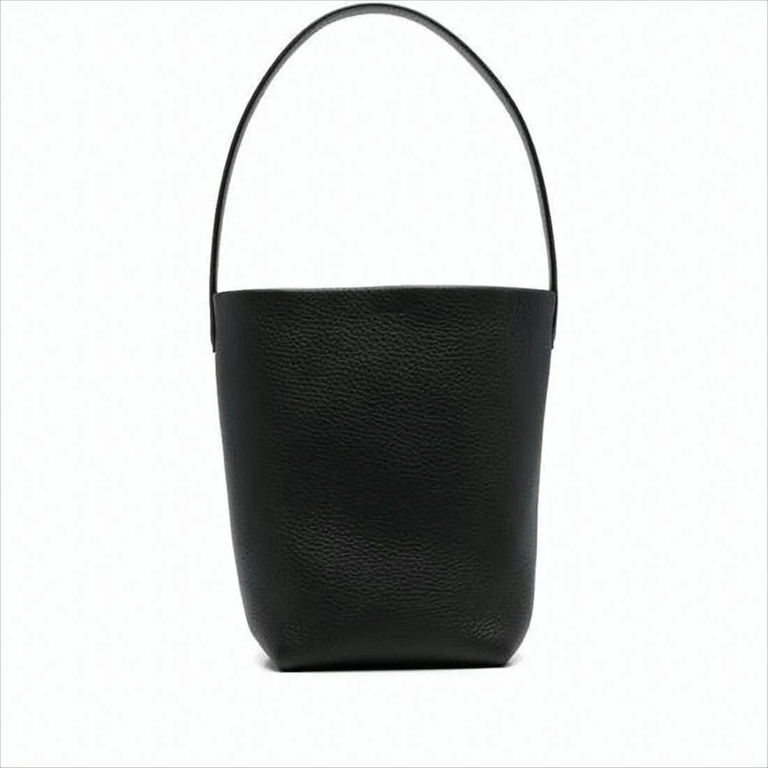 Textured Calf Leather Bucket-Style Shoulder Bag | Shop Simon
