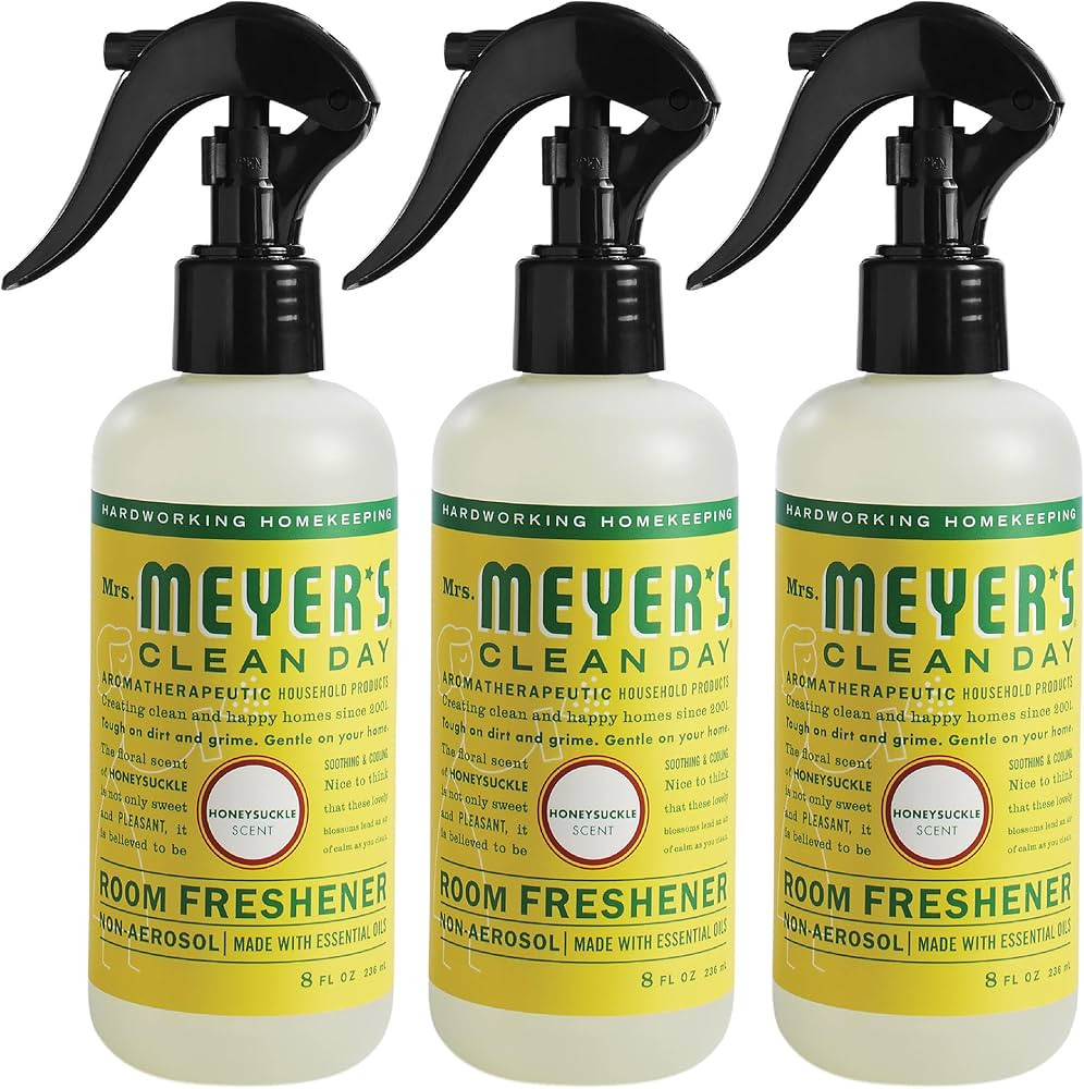 MRS. MEYER'S CLEAN DAY Room and Air Freshener Spray, Non-Aerosol Spray Bottle Infused with Essent... | Amazon (US)