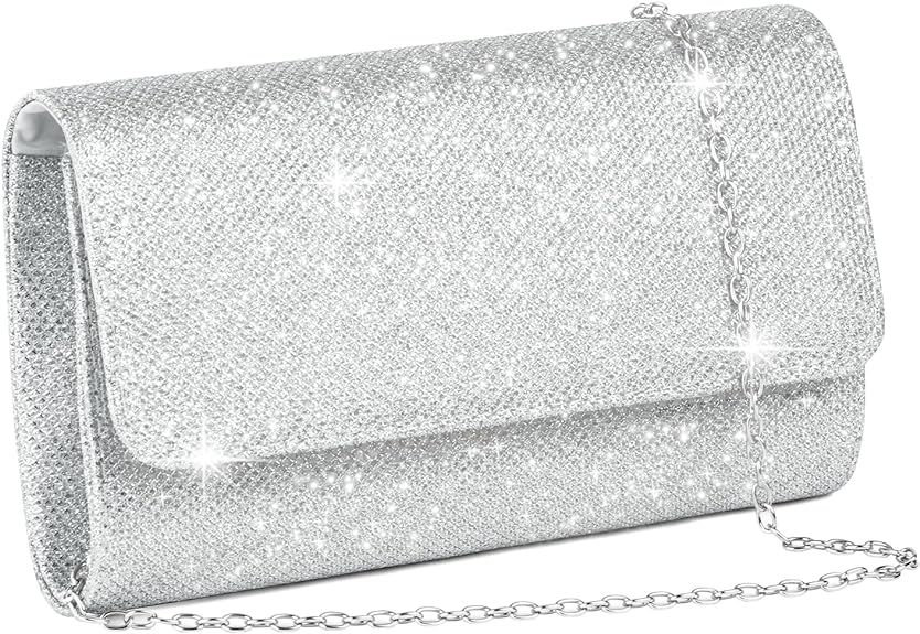 OSDUE Evening Bag Clutch Purses for Women, Rhinestones Purse, Sparkling Envelope Evening Bag with... | Amazon (US)