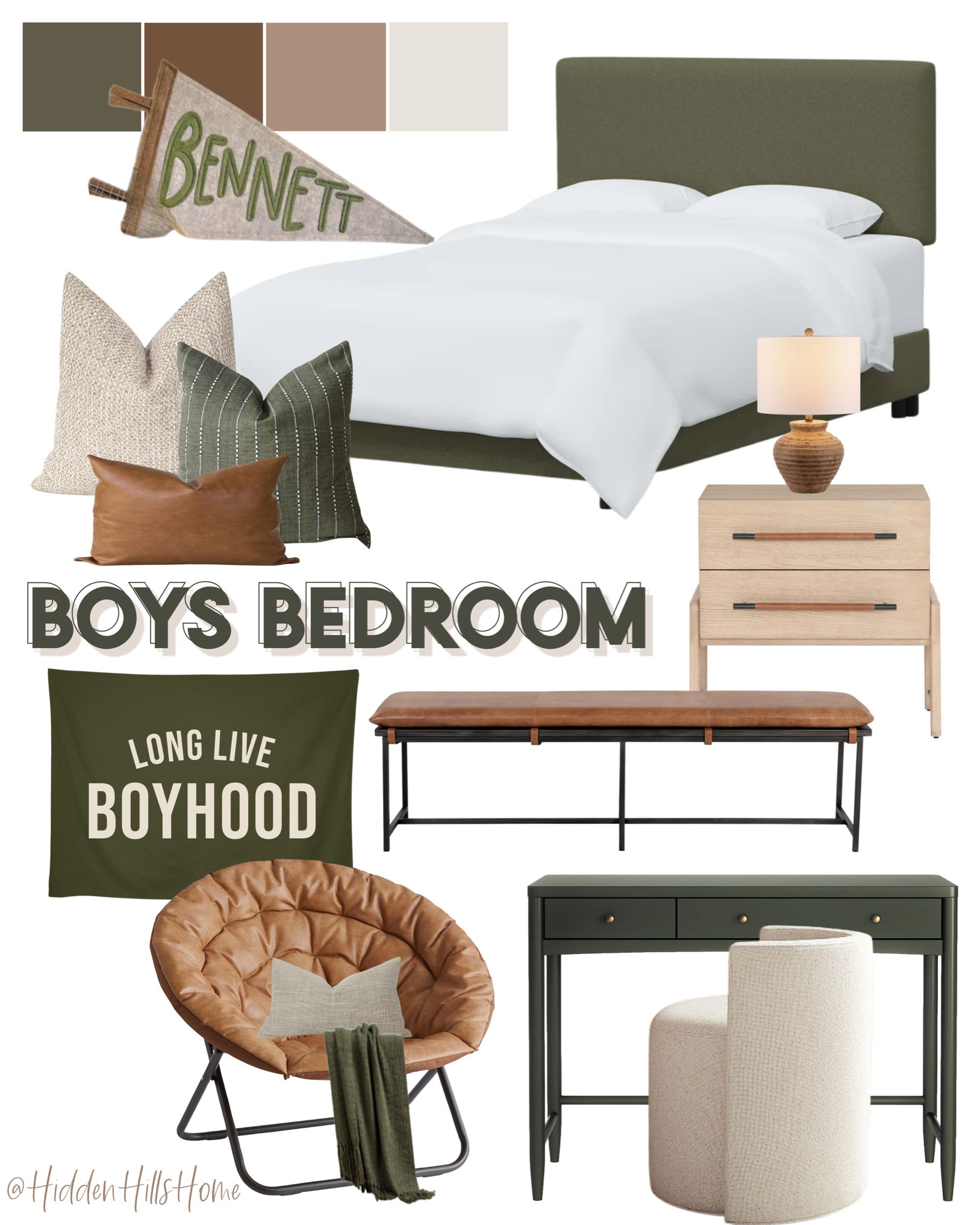 Boys room decor, boys bedroom mood board, home decor ideas, teen boys room design, masculine bedroom, nightstands, bedroom rug #boysroom

#LTKHome #LTKSaleAlert #LTKKids