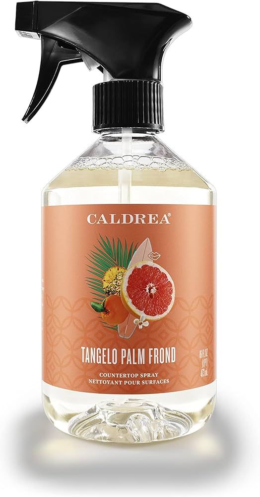 Caldrea Multi-surface CounterTop Spray Cleaner, Made With Vegetable Protein Extract, Tangelo Palm... | Amazon (US)