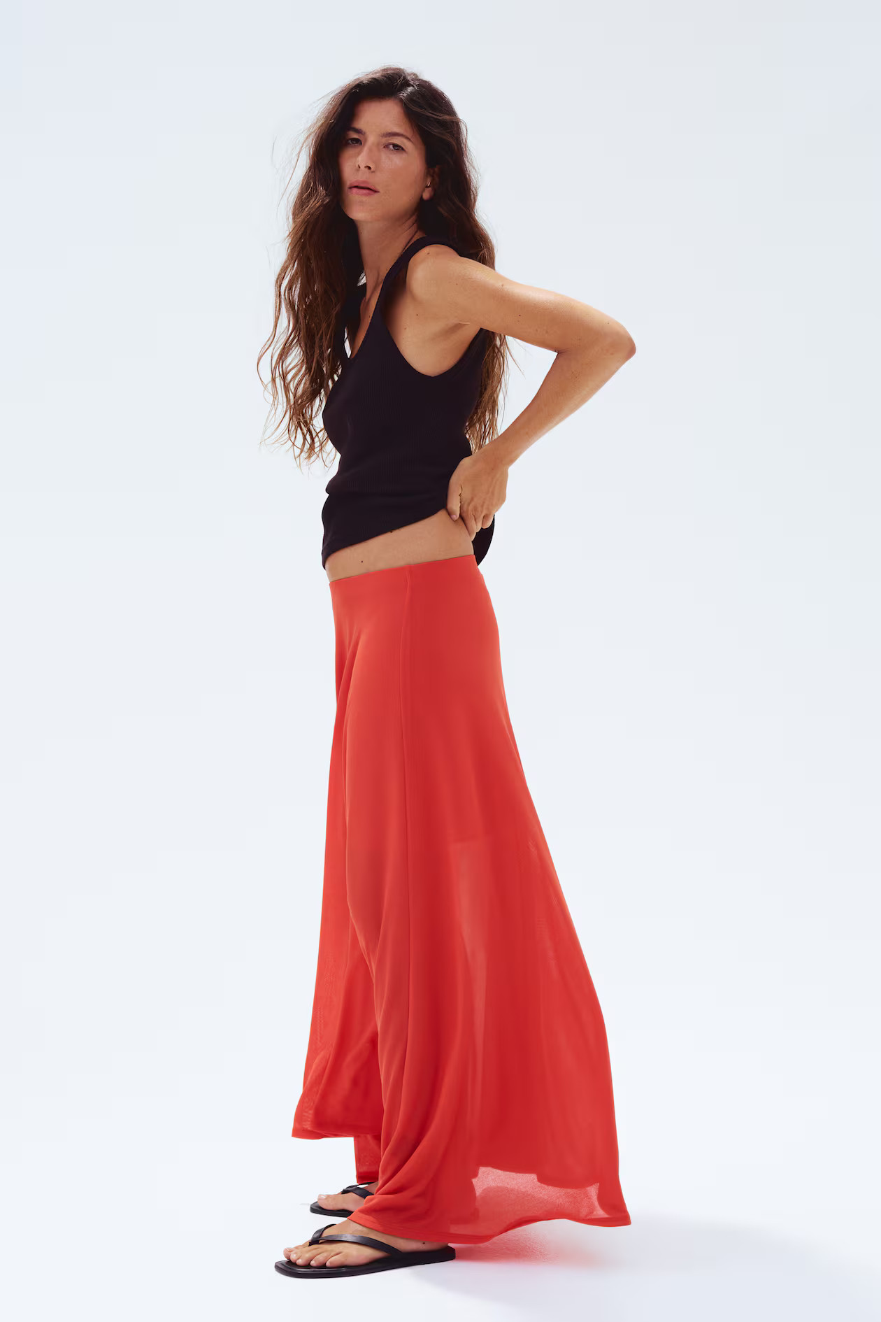 A-line jersey skirt | H&M (UK, MY, IN, SG, PH, TW, HK)