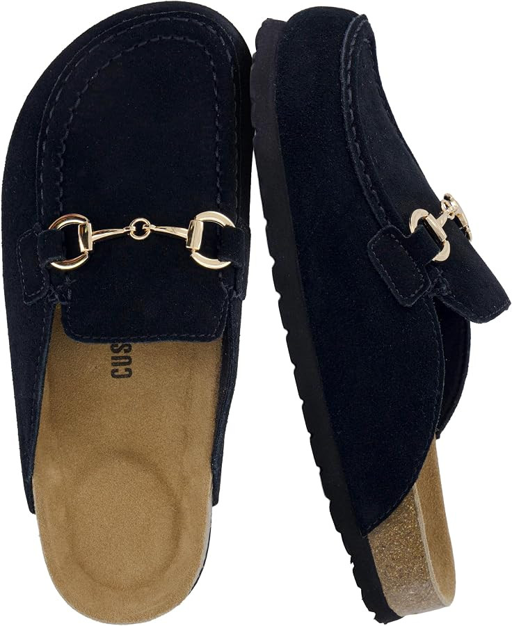 CUSHIONAIRE Cliff Suede Clog Mules for Women | Amazon (US)