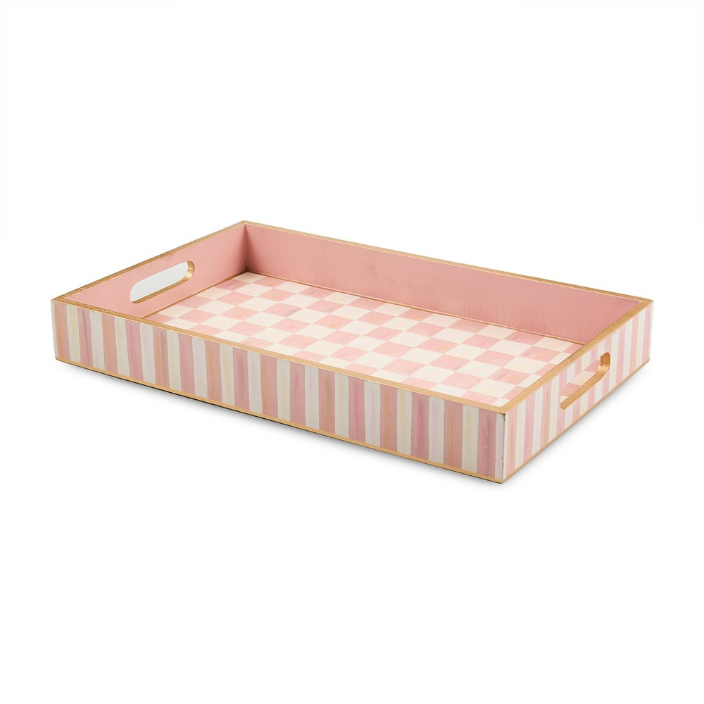 Rosy Check Serving Tray | MacKenzie-Childs