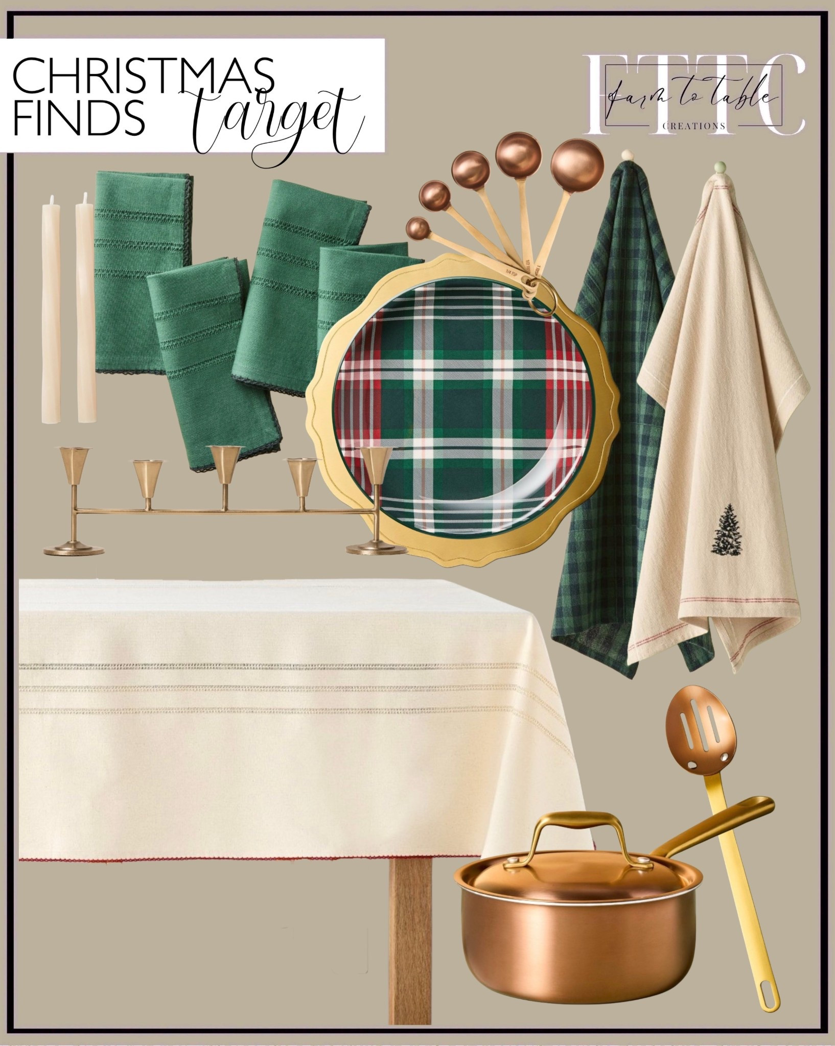 Hearth & Hand with Magnolia Christmas Kitchen & Dining Decor – Target

Follow @farmtotablecreations on Instagram for more curated seasonal home finds.

The Hearth & Hand with Magnolia Christmas kitchen and dining collection at Target is the perfect mix of classic plaid, warm brass, and cozy holiday charm. From plaid plates and embroidered towels to gold utensils, festive table linens, and candlesticks — every detail brings that timeless Magnolia touch to your holiday gatherings. Perfect for setting a warm, inviting table all season long.

#targetchristmas #hearthandhand #magnolia #targethome #holidaydecor #targetfinds #holidaytable #christmasdecor #christmastable #holidayhome #christmaskitchen #targetchristmasdecor


#LTKFindsUnder50 #LTKSeasonal #LTKHome