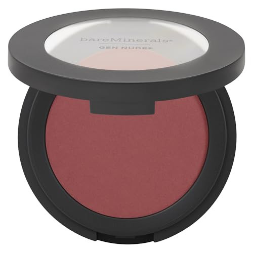 bareMinerals Gen Nude Powder Blush, Mineral-Based Pressed Powder Blush - You Had Me At Merlot - Rich Berry Wine & Gold Pearl | Amazon (US)