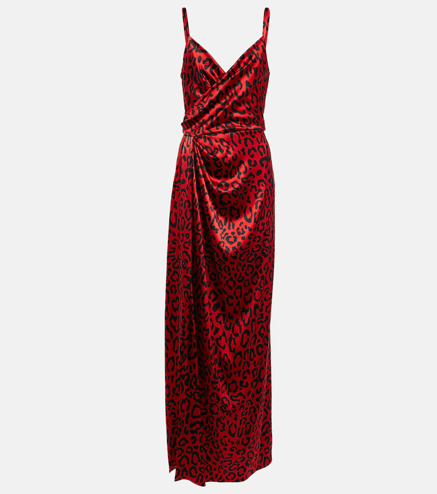 Dolce&Gabbana Leopard-print silk-blend satin gown | Mytheresa (US/CA)