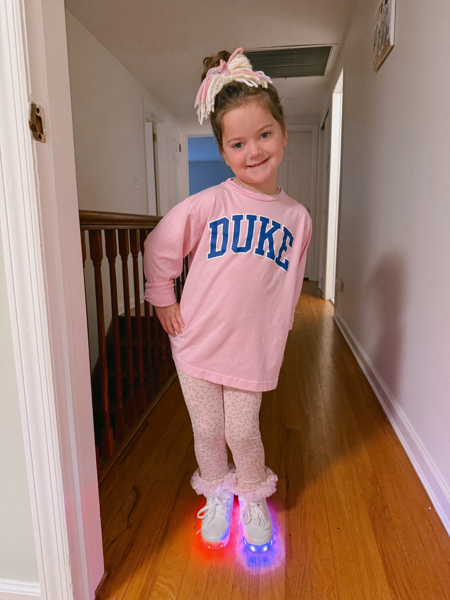 I ordered Steele these light up sneakers for her Halloween costume so that she was easy to see at night but she couldn’t wait to wear them! They are chargeable, have many stagnant color options + the option to continuously pulse different colors. I also ordered the gold for blaise and the silver for Dax. 😝 They are NOT the ones that light up when you walk. They’re obsessed plus I love the extra peace of mind when they’re trick or treating in the dark!

#LTKKids #LTKFindsUnder50 #LTKShoeCrush