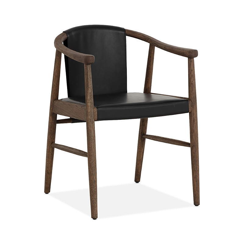 Sunpan Aran Dining Armchair, Onyx Leather | Bloomingdale's (US)