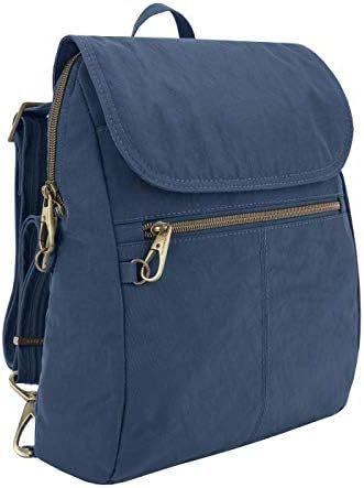 Travelon: Anti-Theft Signature Nylon Slim Backpack - Ocean | Amazon (US)