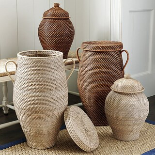 Piper Woven Urn Baskets | Ballard Designs | Ballard Designs, Inc.