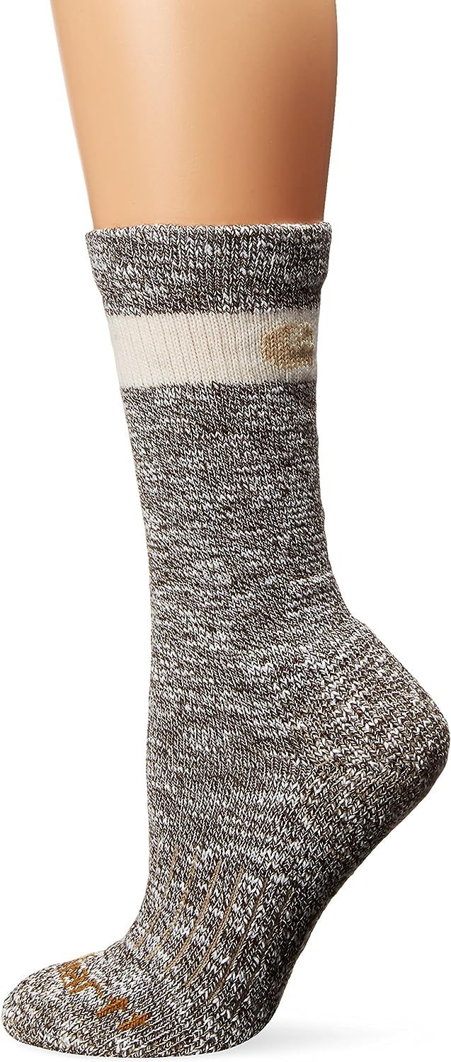 Carhartt Women's Merino Wool Blend Hiker Crew Socks | Amazon (US)