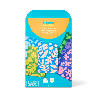 Neon Sun Solar Prints Craft Kit - Mondo Llama™ | Target