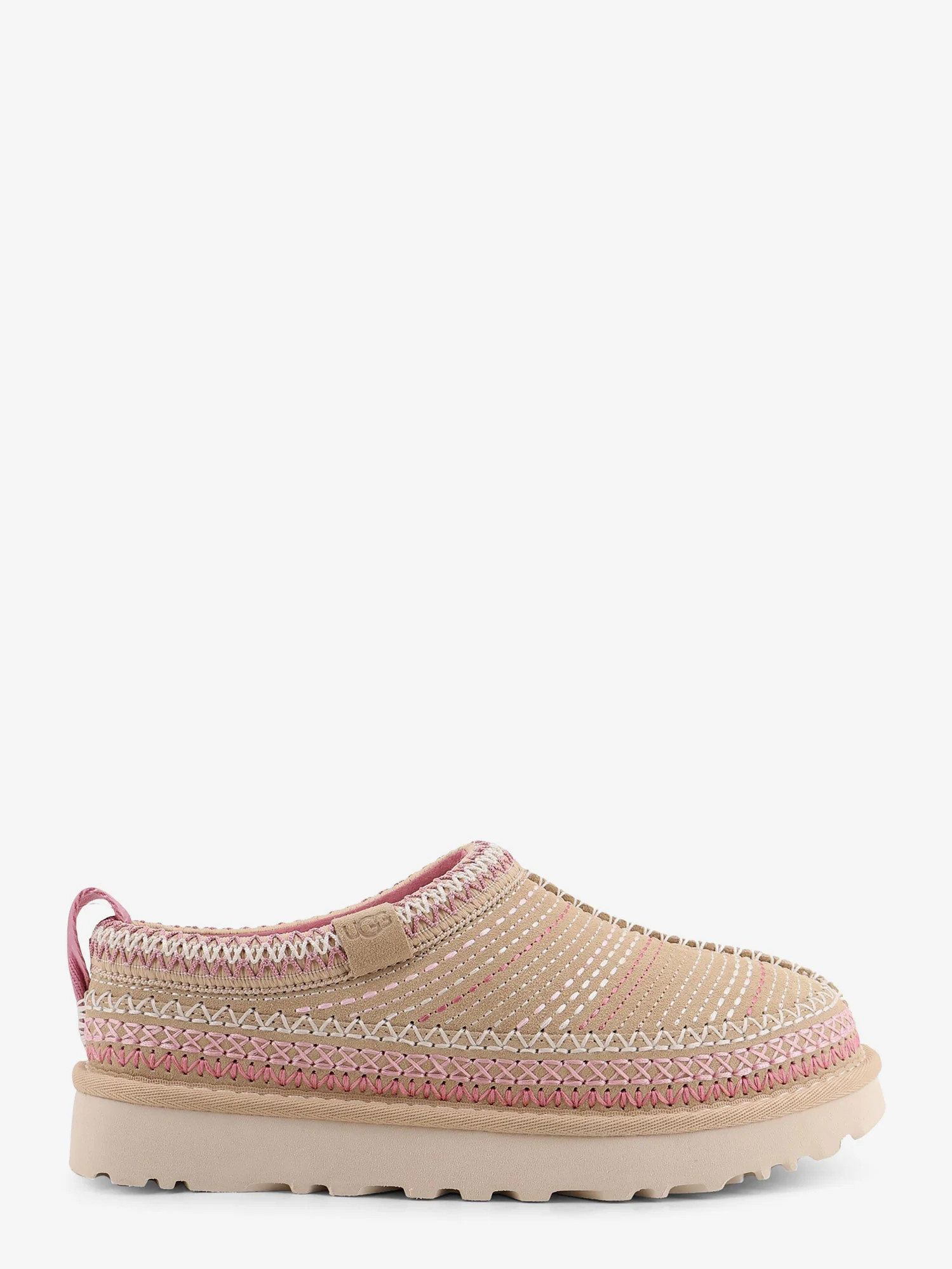 W Tasman Meadow suede sandals with multicolor stitching - UGG - gender_Woman | Nugnes 1920