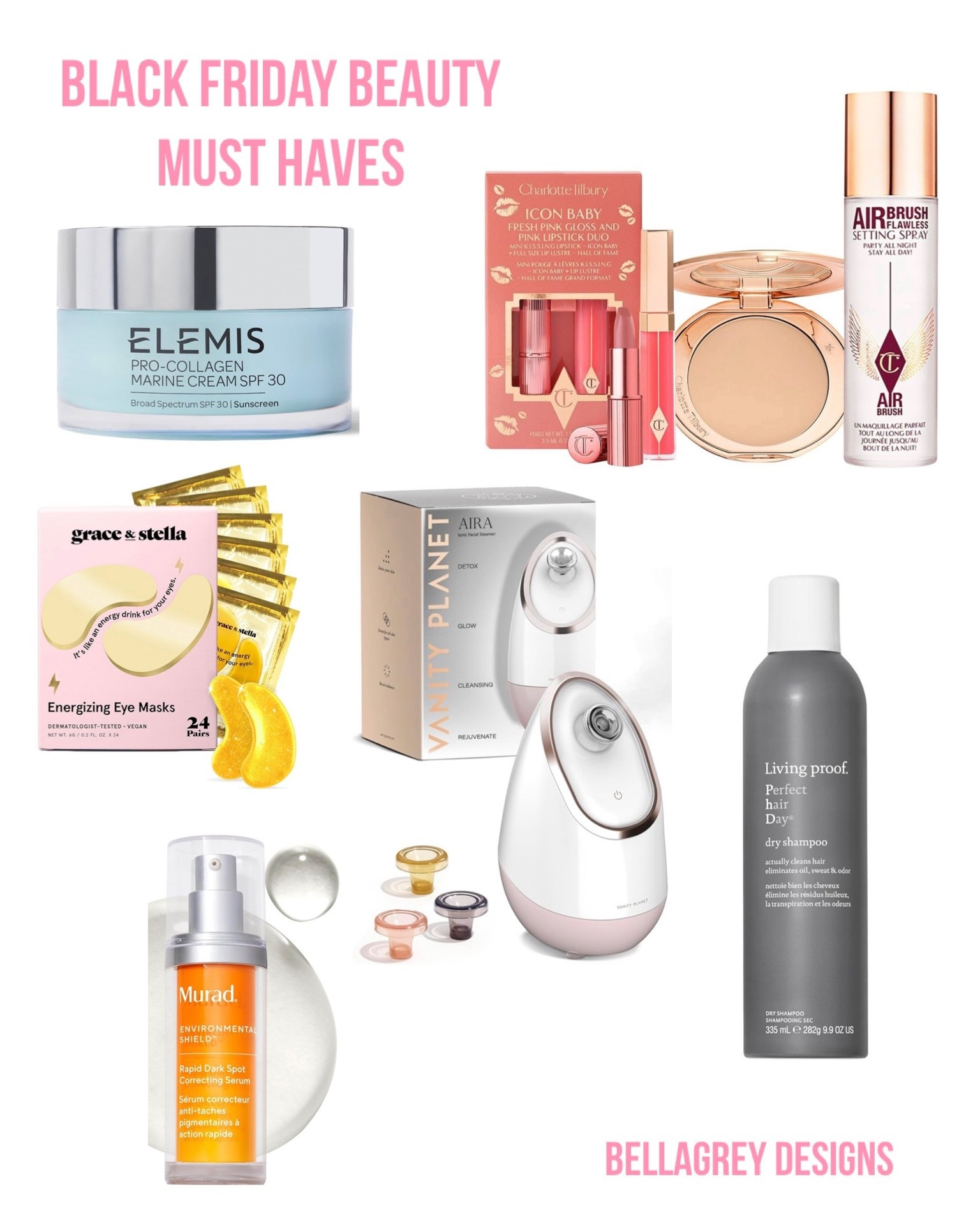 Black Friday beauty must haves 

BellaGrey Designs
Beauty
Black Friday
Must haves


#LTKBeauty #LTKSaleAlert #LTKselfcare