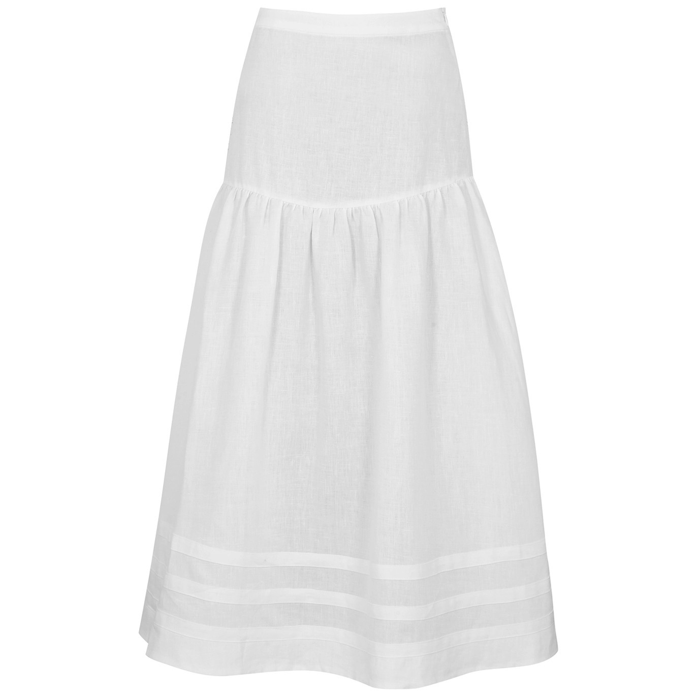 Casa Raki Carmen White Linen Maxi Skirt - XS | Harvey Nichols (Global)
