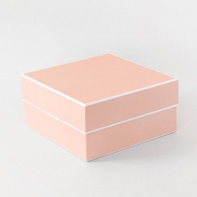 Large Square Box Solid Rose with White Edge - Sugar Paper™ + Target | Target