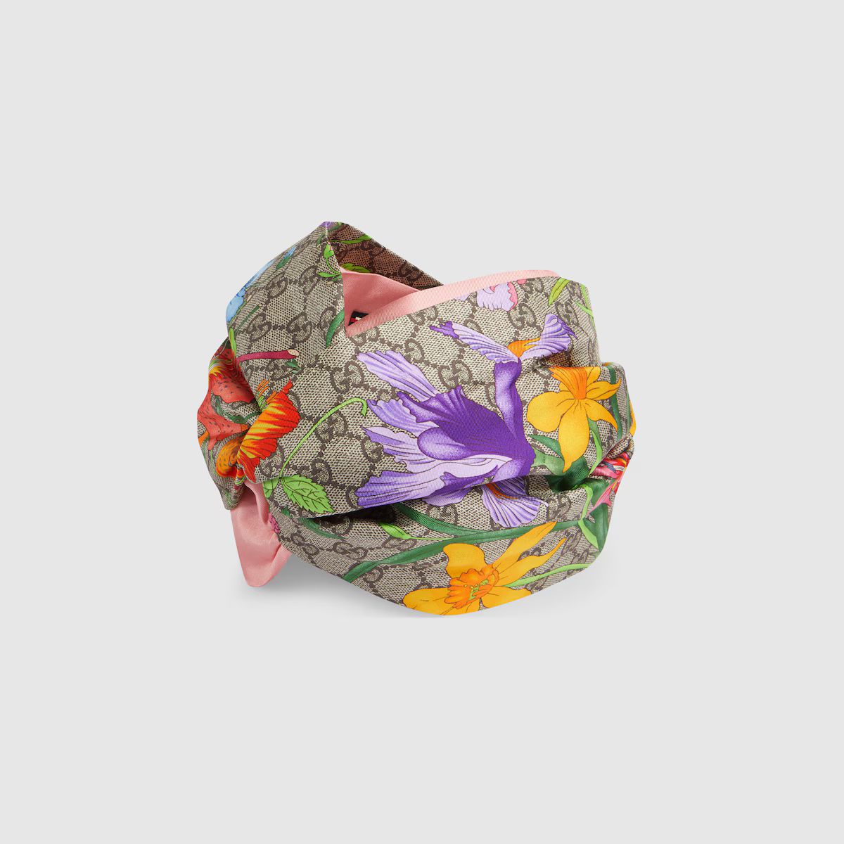 Gucci GG Flora print silk headband | Gucci (US)