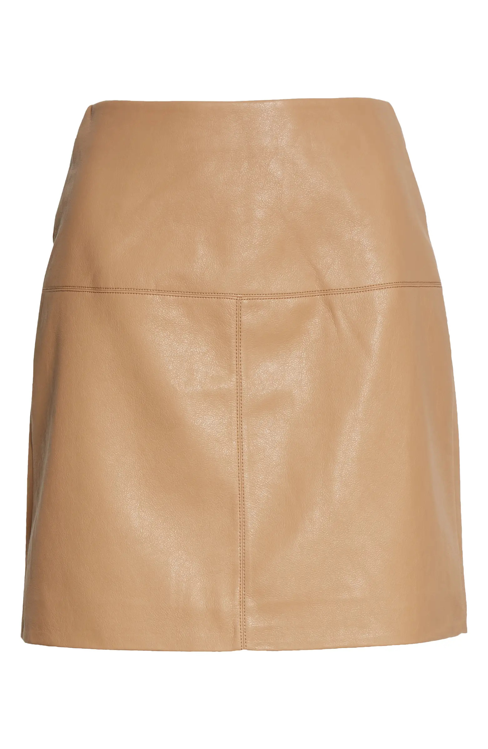 Veeria Faux Leather A-Line Skirt | Nordstrom