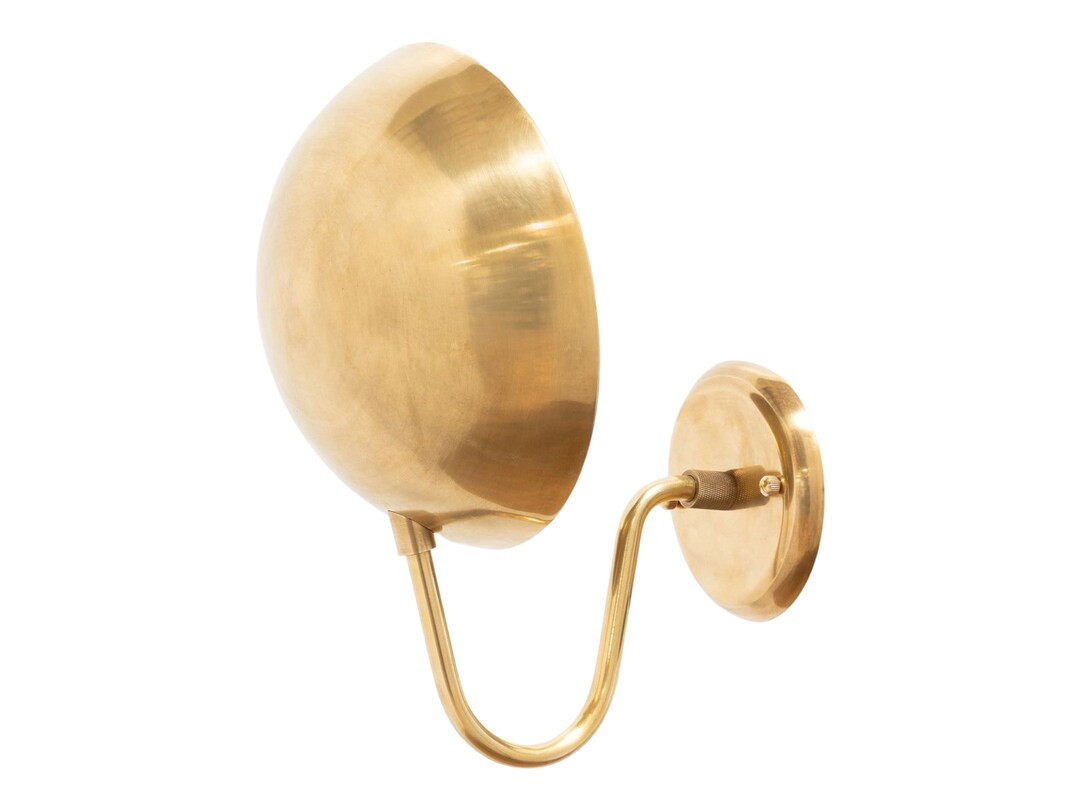 Aldorno Sconce Brass Wall Light Mid Century Modern Wall Lamp . - Etsy Canada | Etsy (US)