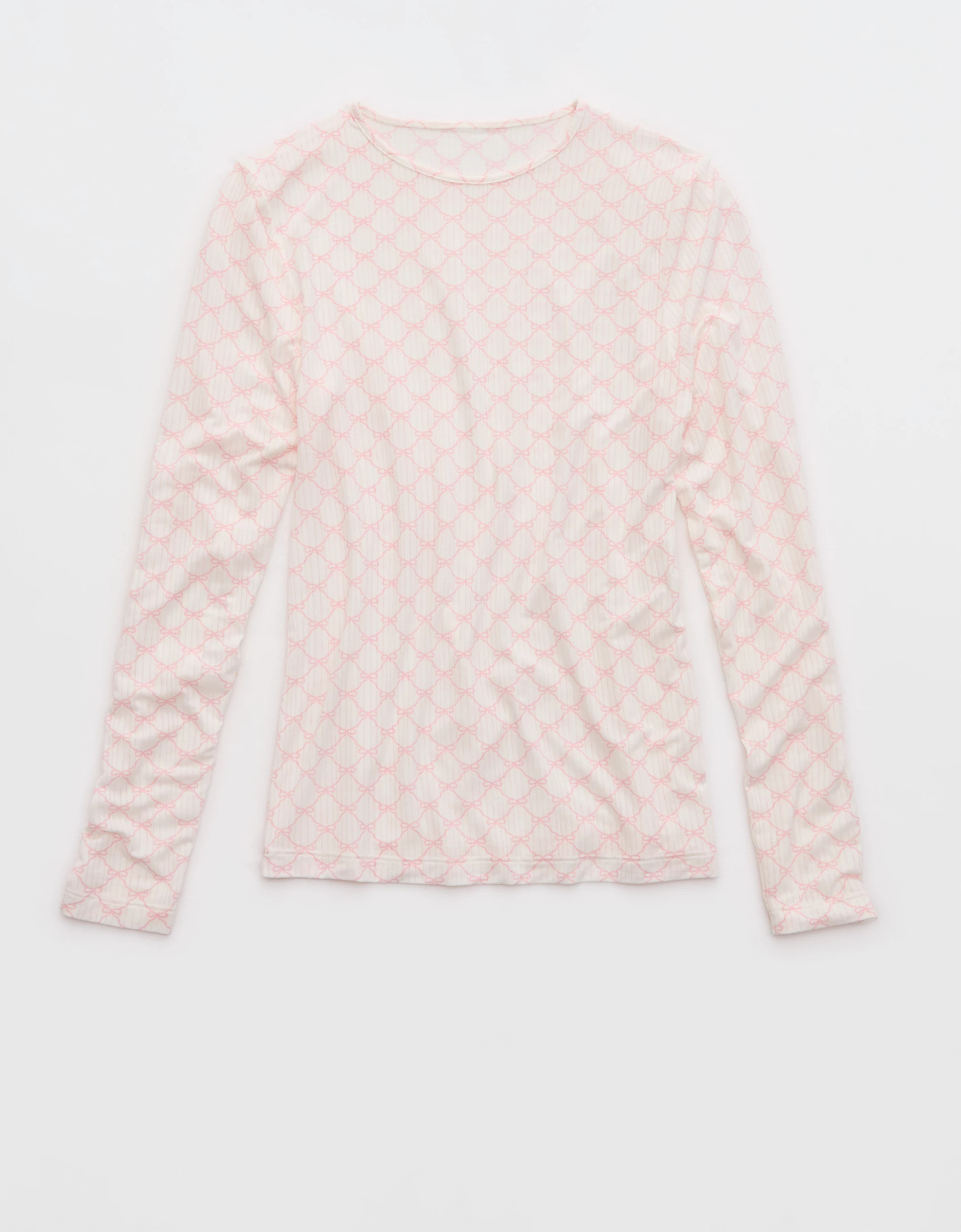 Superchill Modal Rib Long Sleeve T-Shirt | American Eagle Outfitters (US & CA)